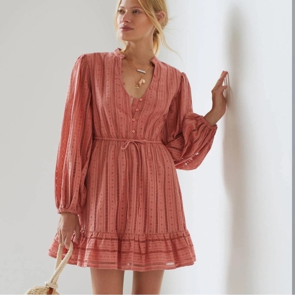 Anthropologie Dresses & Skirts - NWT - Anthropologie Forever That Girl Eyelet Mini Dress